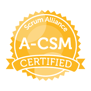 Advanced Certified ScrumMaster A-CSM - for scrum masters and development managers aspiring towards certified agile leadership