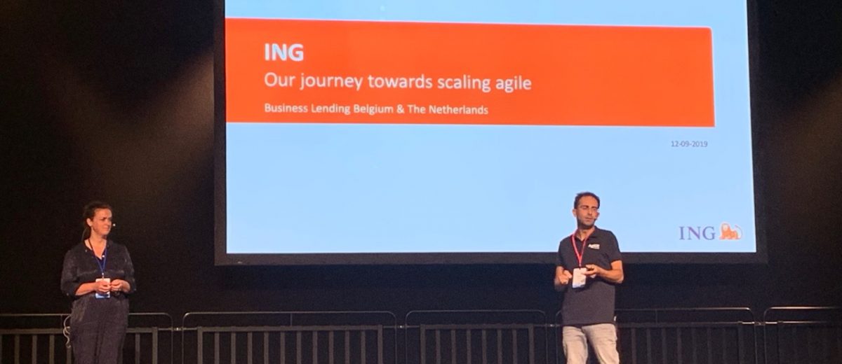 ING improves on the so-called Spotify Model using LeSS